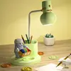 Lampă de birou cu proiector pentru copii și suport creioane, cu discuri film educative, încărcare USB