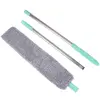 Mop din microfibră subțire cu mâner telescopic din aluminiu