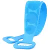 Perie de spălare pentru spate din silicon cu două fețe pentru exfoliere și masaj corporal