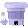 Mașină de spălat portabilă pliabilă 9L cu funcție de stoarcere și 3 programe