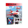 Avion cu telecomandă AIRLINE cu lumini, sunete și funcție bump & go