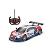 Mașină cu Telecomandă Rastar Audi R8 LMS Performance, Scară 1:18, Lumini LED Funcționale, Detalii Realiste, Lungime 25 cm, Multicolor/Alb