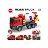 Camion de construcții betonieră de jucărie scară 1:14
