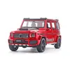 Mașină metalică G Brabus 4x4 roșu cu lumini și sunete