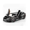Mașinuță metalică Lamborghini Sián FKP 37 negru vedere frontală