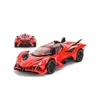 Machetă Auto Metalică Apollo Project EVO scara 1:32, Die-Cast cu sunet, lumini și funcția Pull-Back