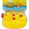 Set Rațe de baie "Mini Ducks", figurine din cauciuc moale pentru joacă în apă