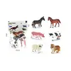 Set 6 Figurine Animale de Fermă, Detalii Realiste pentru Joc Educativ, Include Cal, Vacă și Oaie, Dimensiuni 10-12 cm