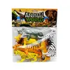 Set 6 Figurine Animale Sălbatice, Detalii Realiste pentru Joc Educațional, Include Leu, Elefant și Girafă, Dimensiuni 10-14 cm