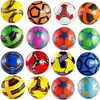 Minge de Fotbal Mărimea 5, Diverse Modele și Culori, Diametru 22 cm, Material Rezistent