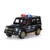 Mașină Metalică Mercedes-Benz AMG G63 G-Class Police, Scara 1:24, Sunete, Lumini și Uși Mobile, Lungime 21 cm