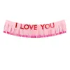 Banner Decorativ „I Love You” pentru Valentine's Day sau Aniversări, Dimensiuni 150 cm x 30 cm
