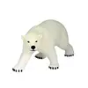 Figurină Gigant Urs Polar, Colecția Wildlife, Lungime 35 cm, Material Rezistent cu Textură Detaliată