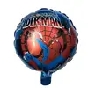 Balon din Folie de Aluminiu Rotund, Model Spider-Man, Albastru/Roșu, 25 x 25 cm