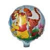 Balon din Folie de Aluminiu Rotund, Model Winnie the Pooh, Tigger și Piglet, 25 x 25 cm