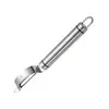 Curățător de Legume din Inox, Peeler Compact cu Lamă Pivotantă, 1.5 x 2.5 cm