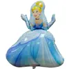 Balon din Folie Metalizată, Model Figurină Prințesa Cenușăreasa (Cinderella), 85 x 60 cm