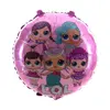 Balon din Folie de Aluminiu Rotund, Păpuși L.O.L. Surprise!, Roz, 45 x 45 cm