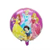 Balon din Folie de Aluminiu Rotund, Modele Prințese Disney, Roz, 45 x 45 cm