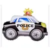 Balon din Folie de Aluminiu Figurină Mașină de Poliție, Decor Petreceri Tematice, 70 x 52 cm