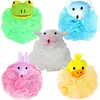 Burete de Baie pentru Copii, Formă Animale din Desene Animate, Textură Moale, Multicolor