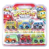 Set 6 Mașinuțe de Jucărie Super City, Colecție de Vehicule Metalice și Plastic, Diverse Modele Urbane