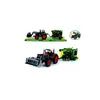 Set Gigant Utilaj Agricol „Agro-Master” – Tractor cu Cupă Mobilă și Remorcă, Lungime 63 cm