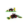 Tractor de Jucărie cu Sistem de Cositoare Triplă Articulată, Utilaj Agricol de Tuns Iarba, 32 cm