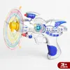 Pistol Interactiv „Galaxy Spinner” cu Elice Rotative, Lumini LED și Efecte Sonore