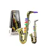 Saxofon de Jucărie Interactiv pentru Copii, Instrument Muzical cu Clape Colorate și Efecte Sonore