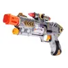 Pistol de Jucărie Interactiv pentru Copii, cu Efecte Sonore de Luptă, Lumini LED și Vibrații Realiste
