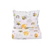 Set Complet Lenjerie 5 Piese pentru Pătuț Stivuibil – Bumbac 100%, Model Albinuțe