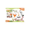 Set Figurine „Viața la Fermă” – Animale Domestice cu Gard și Accesorii de Peisaj