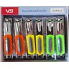 Set 12 Unghiere Mari "V9", Calitate Premium, Design Neon Vibrant, Display Box