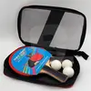 Set Complet Tenis de Masă (Ping Pong): 2 Palete, 3 Mingi și Husă de Transport