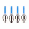 Capace Valve LED Auto Universal, Model Luminos Albastru, Set 4 Bucăți, Compatibil Auto/Moto/Bicicletă