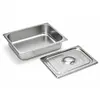 Tavă Gastronorm GN, capac inclus, inox, 32.5 x 26.5 x 6.5 cm, Uz Profesional HoReCa