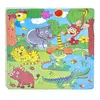 Puzzle Clasic din Lemn pentru Copii, Model Lacul din Pădure cu 100 Piese, Joc Educativ și Creativ de Îndemânare
