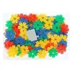 Set Joc de Construcție Interactiv tip Fulgi de Zăpadă, Multicolor, Model Creativ pentru Copii