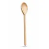 Lingură de lemn clasică pentru gătit și servire, lungime 30 cm, finisaj natural
