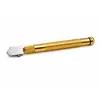 Diamant Profesional pentru Tăiere Manuală Sticlă și Oglinzi, Rezervor Ulei Integrat, Mâner Metalic Ergonomic, 16 cm