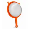 Sită de Bucătărie Universală, Diametru 21 cm, Plasă Fină din Nylon, Portocaliu