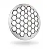Formă Pelmeni și Colțunași tip Manti, Aluminiu Alimentar, 37 Celule Hexagonale, Diametru 28 cm
