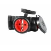 Triplu Ștecher Cauciucat Y-0526, 16A, IP44