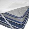 Set 5 Protecții de Saltea 200x200 cm, Impermeabile, Bumbac Frotir, Alb