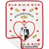 Set 6 Prosoape pentru Bucătărie, 100% Bumbac, 40x60 cm, Model Inimă (Tematică Nuntă)
