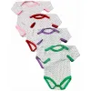Set 4 Body Imprimate Pentru Bebeluși Din Bumbac 100% Mărimi 22-24