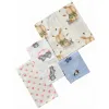 Set 5 Bucăți Scutec din Finet cu Imprimeuri Bumbac 100% 80x80 cm