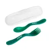 En-gros Set de tacâmuri verzi pentru copii, cu cutie, linguriță și furculiță - vânzare en-gros pentru revânzare