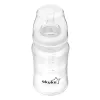 Biberon cu gât larg și tetină anticolici, 240 ml, 0 luni+, A0107